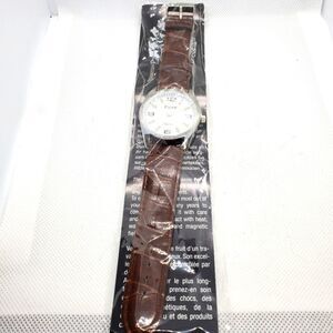 NWT Eiger Brown & Silver Watch